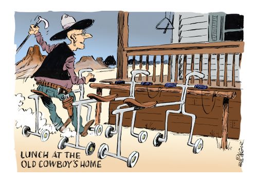 Lunch at the Old Cowboy's Home