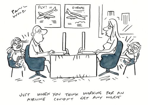 "Just when you think working for an airline couldn't get any worse."