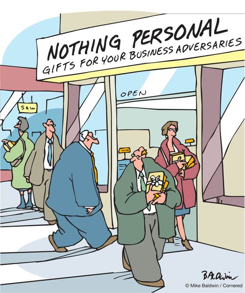 Nothing Personal: Gifts for your business adversaries.