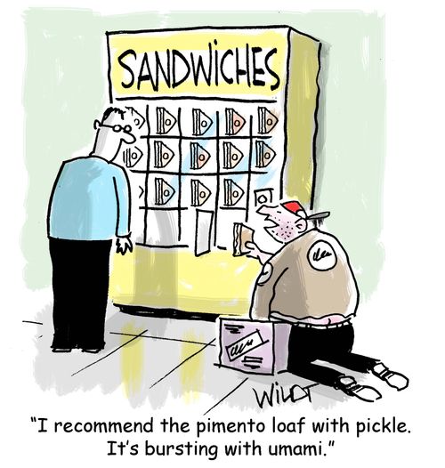 "I recommend the pimento loaf with pickle. It's bursting with umami."