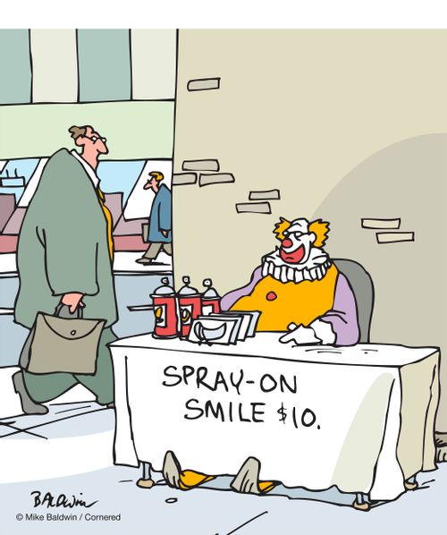 Spray-on Smiles $10