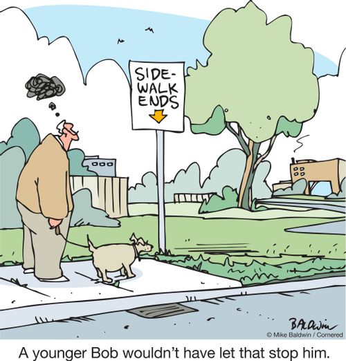 A younger Bob wouldn't have let that stop him.