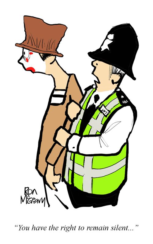 "You have the right to remain silent. . ."