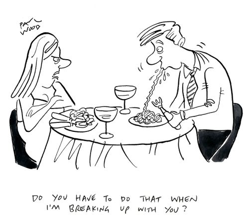 "Do you have to do that when I'm breaking up with you?"
