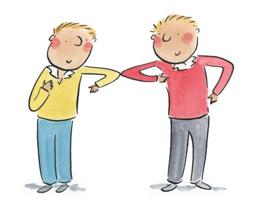 Elbow bump