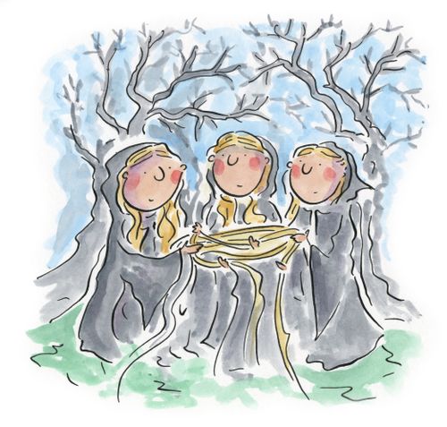 Norns weaving