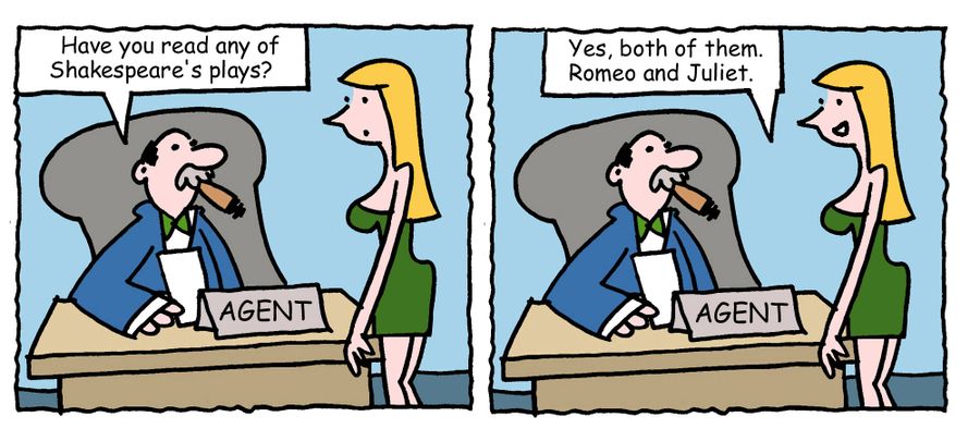 "Have you read any of Shakespeare's plays?"
