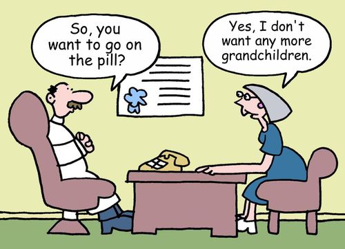 "So, you want to go on the pill?"