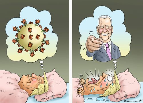 Coronavirus doesn't frighten Trump...But Biden Does.