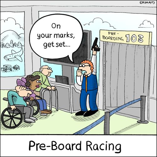 "On your  marks, get set..."