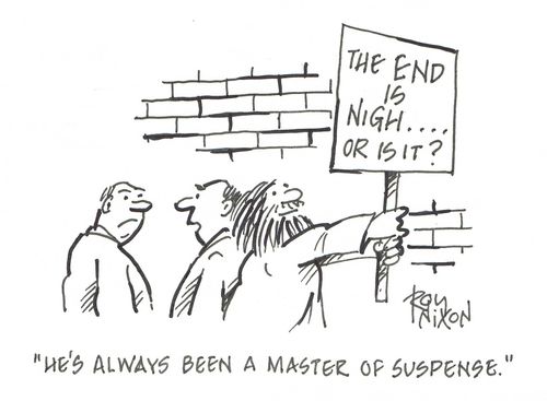 "He's always been a master of suspense."