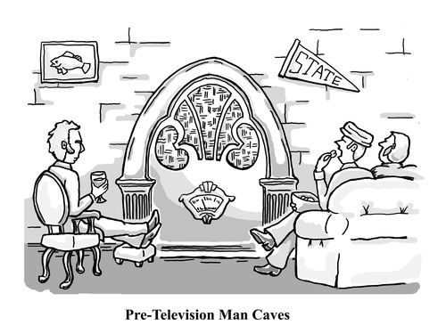 Pre-Television Man Caves