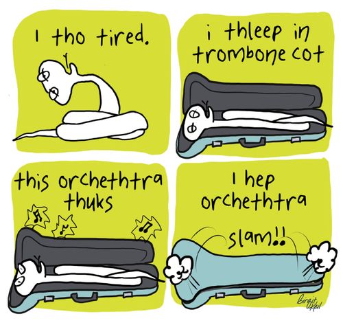 "I tho tired."