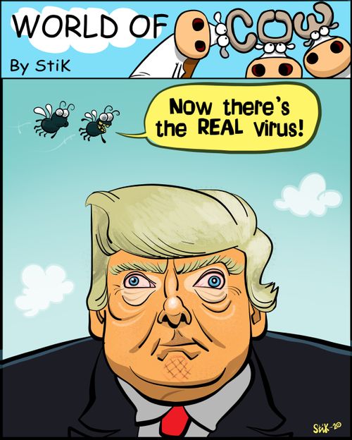 "Now there's the REAL virus!"
