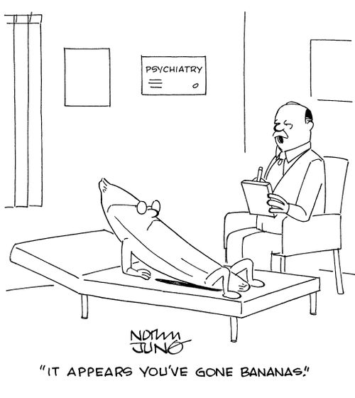"It appears you've gone bananas."