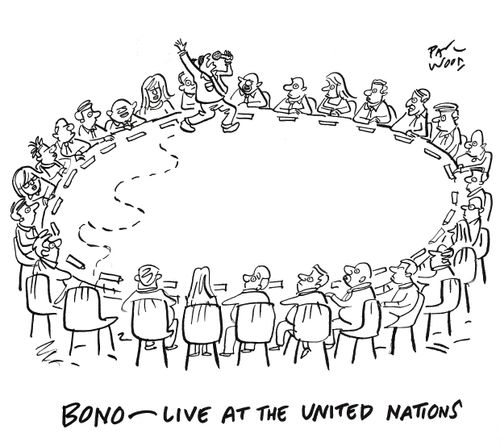 Bono - live at the United Nations