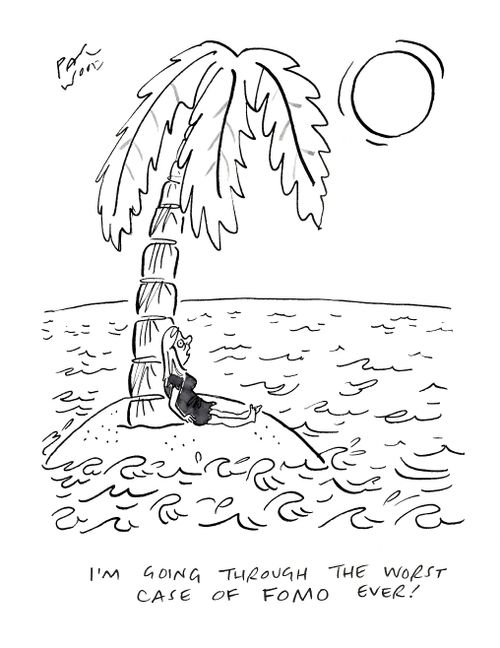 "I'm going through the worst case of FOMO ever!"
