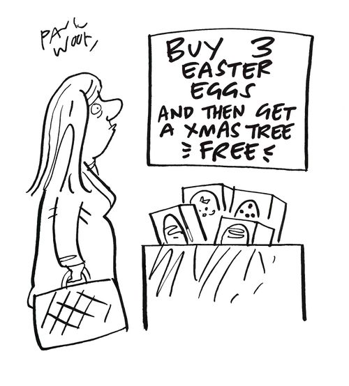 Buy 3 Easter Eggs and then get a Xmas Tree Free