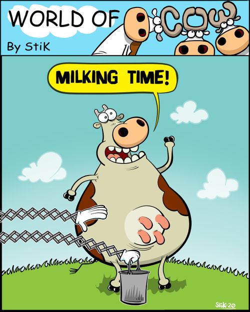 "Milking time!"
