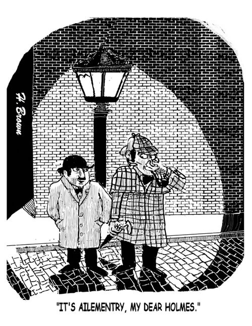 "It's ailementry, my dear Holmes."