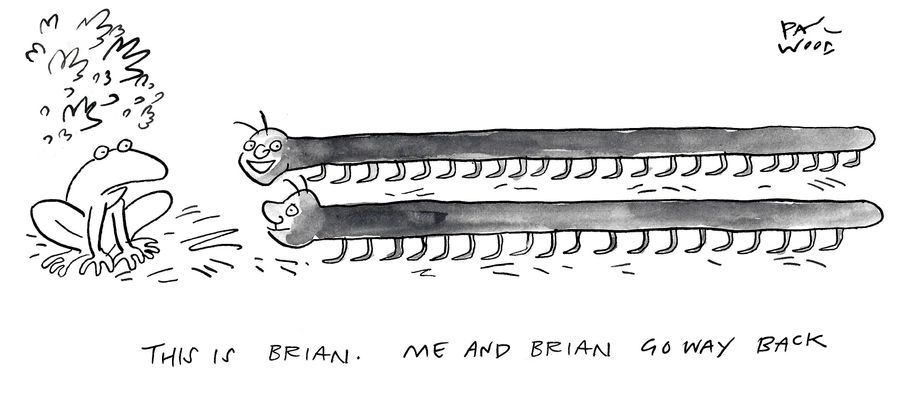 "This is Brian. Me and Brian go way back."