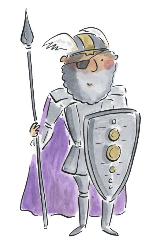 Wotan with eye patch