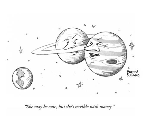 "She may be cute, but she's terrible with money."