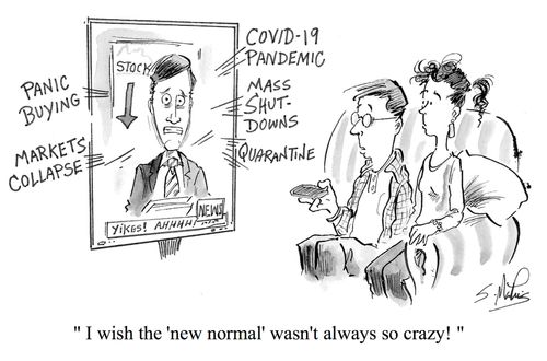 "I wish the 'new normal' wasn't always so crazy!"