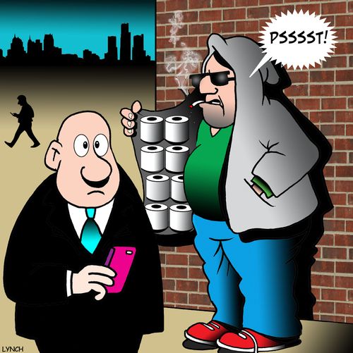Toilet paper rush