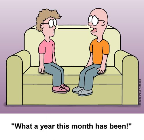"What a year this month has been!"