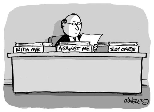 Desk Bins: With Me/Against Me/Sly Ones.