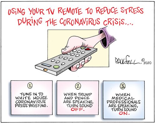 Using your TV remove to reduce stress during the coronavirus crisis. . .
