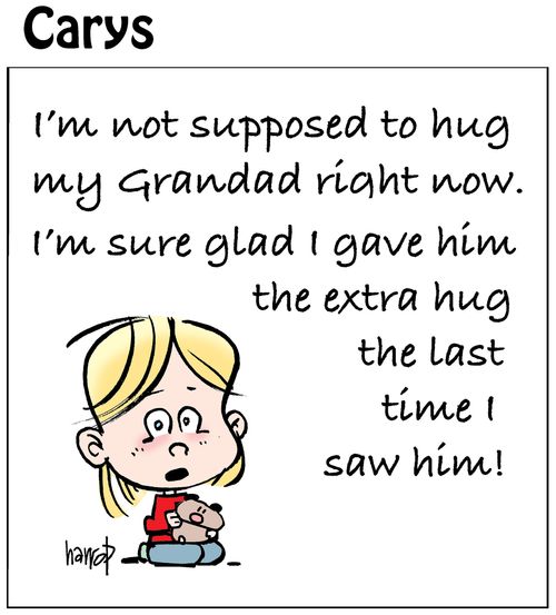Carys talks about social distance