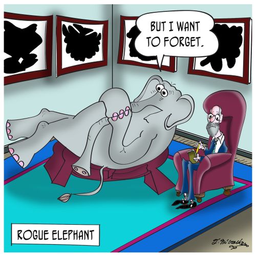Rogue Elephant: "But I want to forget."