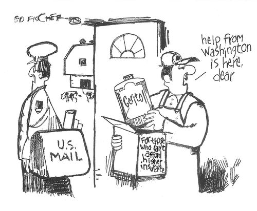 "Help from Washington is here..."