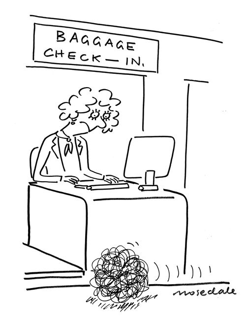 Airline baggage check in with no custom