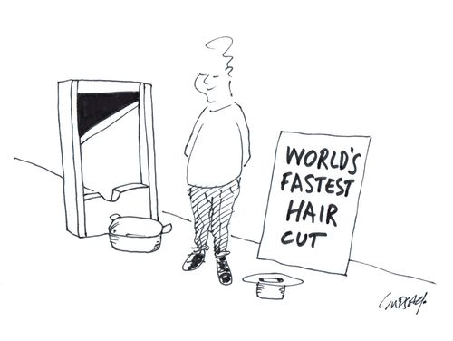World's fastest hair cut