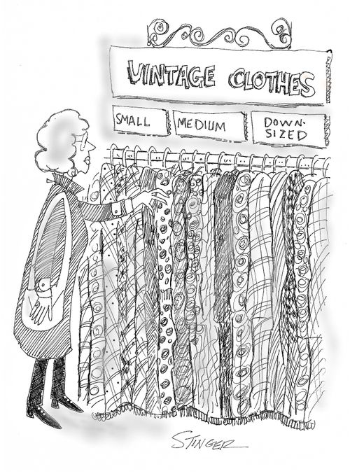 Vintage Clothes: Small/Medium/Downsized
