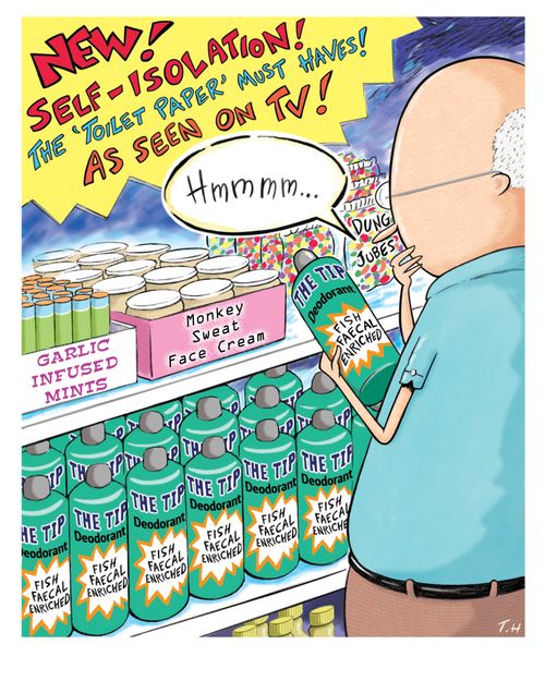 New! Self-Isolation! The toilet paper must haves! As seen on TV!