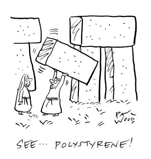 "See...polystyrene!"