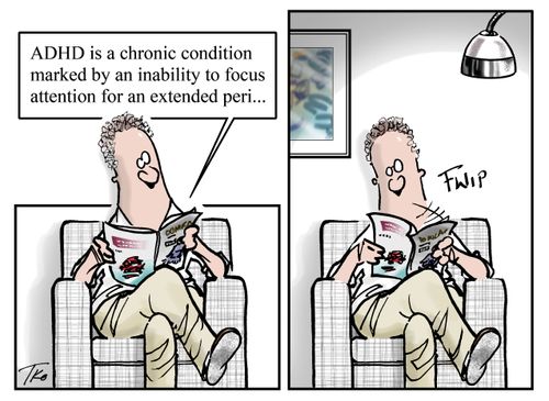 "ADHD is a chronic condition marked by an inability to focus attention for an extended perio. . ."