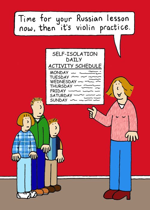 Coronavirus Self-isolation Children's Activities.