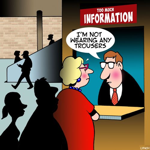 Too Much Information Counter