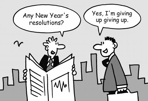 "Any New Year's resolutions?"