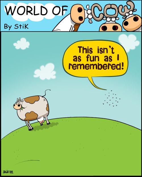 "This isn't as fun as I remembered!"