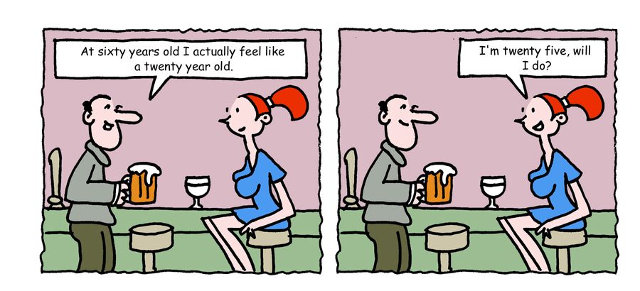 "At sixty years old I actually feel like a twenty year old."