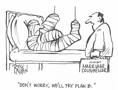 "Don't worry, we'll try plan B."