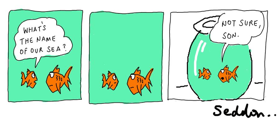 "What's the name of our sea?"