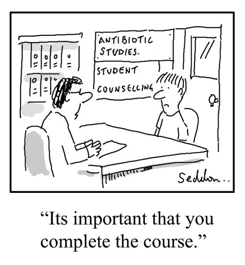 "It's important that you complete the course."
