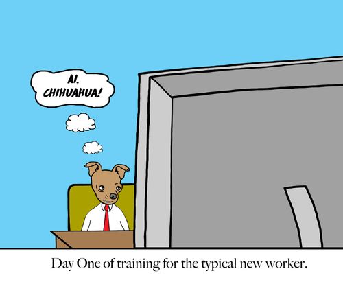 Day One of training for the typical new worker.